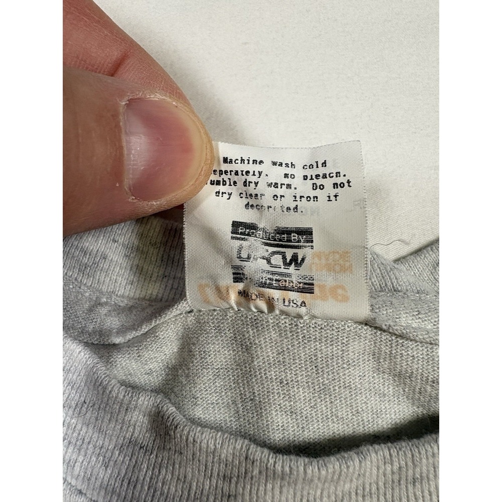Vtg 2003 LIUNA Laborers Union 100th Anniversary T Shirt Large Gray Union Line - Picture 4 of 8